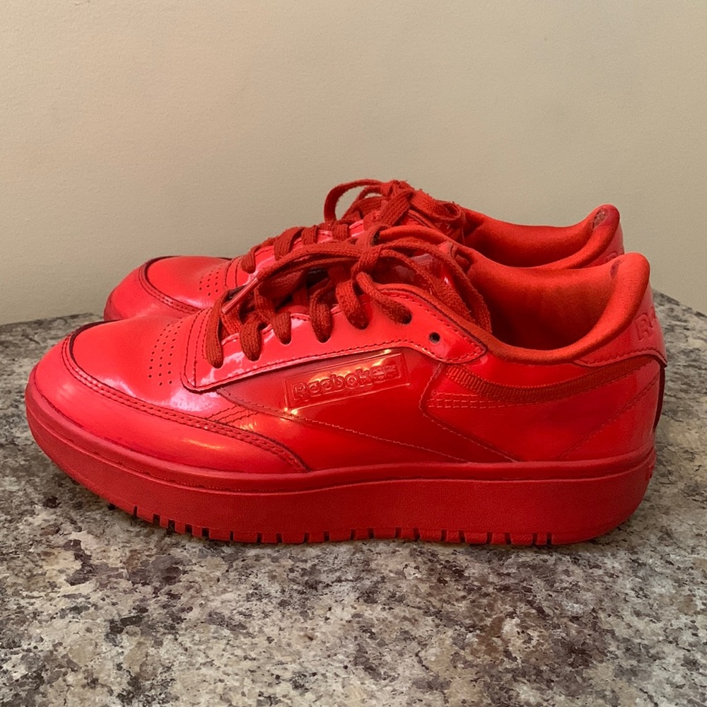 Cardi B Patent Red Reebok Shoes
